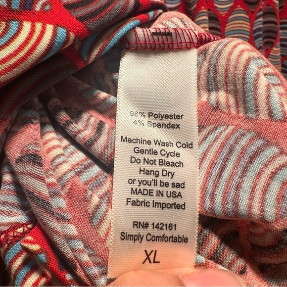 LuLaRoe Madison Pleated Skirt Extra Large 18-20 Hidden Pockets Soft Stretchy Mid - Picture 7 of 14